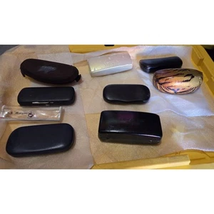 Lot of 9 empty miscellaneous sunglasses/glasses cases - Picture 1 of 2