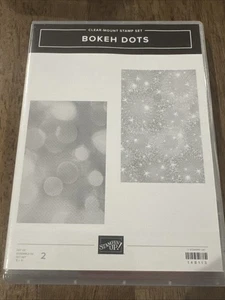 Stampin' Up! Bokeh Dots Rubber Cling Stamp Set - Picture 1 of 4