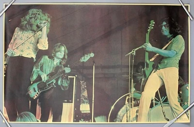 LED ZEPPELIN - Póster de personalidad Op & Karin original raro de principios de 1970 (C-621) Foto 1 de 3