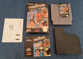 Gioco Nintendo NES WWF Wrestlemania Challenge in scatola con manuale
