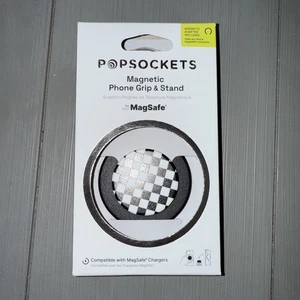 POPSOCKET Phone Grip & stand CHECKER BLACK - Photo 1 sur 2