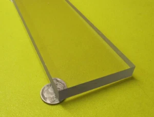 Polycarbonate Clear Bar 1/2" (.472") Thick X 1.50" Wide X 48" Long - Picture 1 of 6
