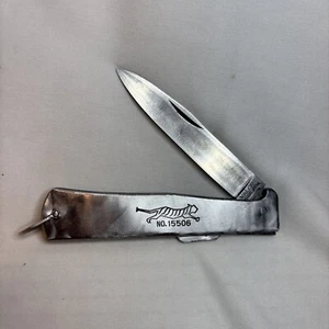 VINTAGE VALOR JAPAN NO. 15506 TIGER LOCKBACK POCKET KNIFE CLIP POINT 7.5" LENGTH - Picture 1 of 8