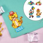 Cartoon Circus Embroidered Patches for DIY Crafts and Clothing Accessories