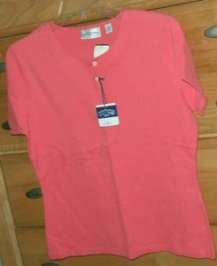 CAMISA TOP MUJER OUTER BANKS PUNTO TALLA S-M MARFIL CORAL ELÁSTICO NUEVA CON ETIQUETAS - Imagen 1 de 4