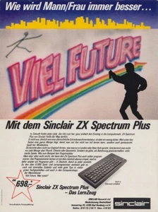 Sinclair ZX Spectrum Plus - Reklame Werbeanzeige Original-Werbung 1984 (1) - Bild 1 von 1