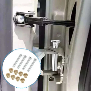 4 Pcs Car Door Hinge Repairer Hinges with Bushing Safety Pin Auto - Picture 1 of 12
