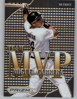 2012 Panini Prizm Team MVP #MVP10 Miguel Cabrera (ref 155171) - Image 1 of 2