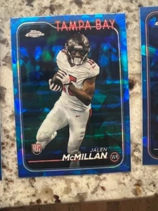 2024 TOPPS CHROME SAPPHIRE NFL RC CARD TAMPA BAY BUCCANEERS JALEN MCMILLAN #242 - Picture 1 of 1