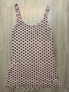 LULULEMON Daily Tank Vitasea rosa a pois - Foto 1 di 4