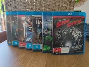 Comicbook Movie Bluray Lot (Sin City, Hancock, Green Lantern, Scott Pilgrim) - Picture 1 of 2