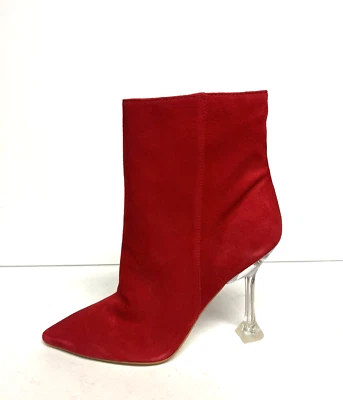 Nine West 女式 Tonight 靴子红色 8.5 M 码 — 第 1/4 张图片