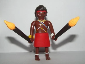 Playmobil africano con fuoco - C63 - Foto 1 di 4