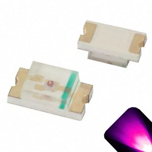 10 x LED 1206 Pink SMD LEDs SMT Lights Super Ultra Bright Car Models RC PC Xbox - Picture 1 of 3