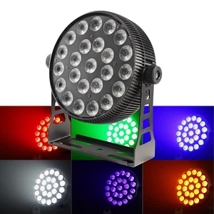 Aluminum Alloy 24X18W 6IN1 LED Slim Par Light DJ Stage Party Light RDM Support - Picture 1 of 10