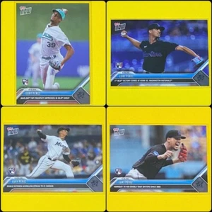 (4) 2023 Topps Now Eury Perez ROOKIE CARDS SP Marlins #274 #315 #497 #733 RC 🔥 - Picture 1 of 9