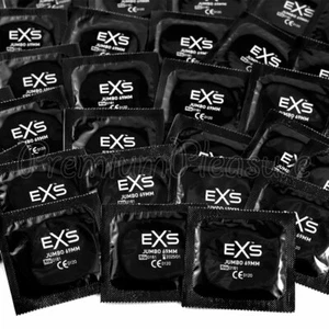 EXS JUMBO Kondome 69mm Breite Large breiter XXL King Size Mega Latex geschmiert - Bild 1 von 7