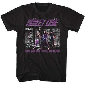 Motley Crue On With The Show Stage 5 Men's T Shirt Metal Band Music Merch - Picture 1 of 3