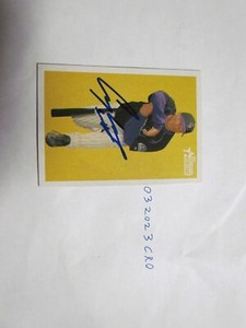 2006 Bowman Heritage Corey Wimberly Signed Baseball Card