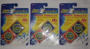 Super Soaker Soakertag Body Targets Lot Of 48 Targets/3 Packs Of 16 Sealed New - Picture 1 of 6