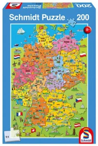 Puzzle 200 Ilustrowana mapa Niemiec G3 - Picture 1 of 1