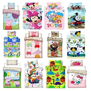 Children's,Kids Duvet Cover & Pillowcase Set,Toddler,Duvet Set Official Licensed - Picture 1 of 49