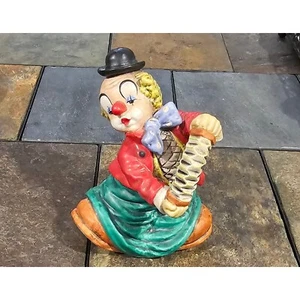 Goebel Clown figurine with Harmonica FF327 from 1971 6" Tall - Picture 1 of 4