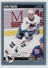 1992-93 Score Canadian Dean Evason #103