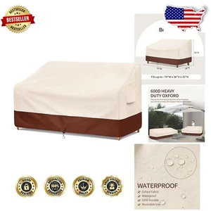 Elegant Waterproof Outdoor Furniture Cover for Patio Sofas - 600D Oxford Fabric - Picture 1 of 10