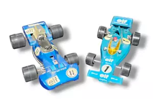 Vintage F1 Indy Blue Race Car 1970's Corgi ELF Tyrrell Jackie Stewart Lucky Toys - Picture 1 of 7
