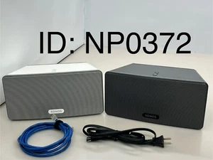 SONOS PLAY:3 WIRELESS WiFi NETWORK SMART HOME SPEAKER BLACK/WHITE- TESTED *QTY - Picture 1 of 3