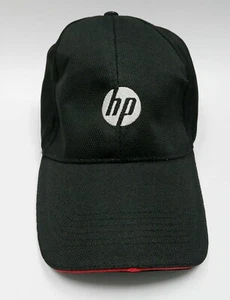 Hewlett Packard HP Singapore Black Unisex Staff Cap One Size Early 2000s - Picture 1 of 7