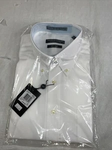 Forsyth of Canada Non Iron LS Hemd Herren weiß 2-lagig 80’s 100% Baumwolle - Bild 1 von 5