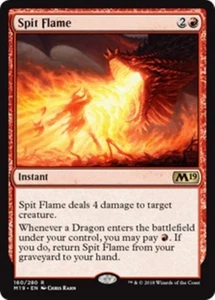 MTG - SPIT FLAME - M19/Core Set 2019 (R) - Picture 1 of 1