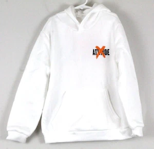 Boys Hoodie Sweatshirt Pullover Size 10 SHEIN KIDS Color White NWT - Picture 1 of 10