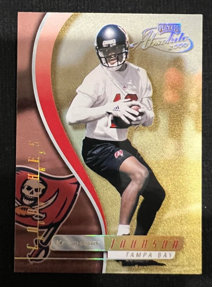 KEYSHAWN JOHNSON Buccaneers 2000 Playoff Absolute Coaches Honors NFL #286/300 - Image 1 of 1