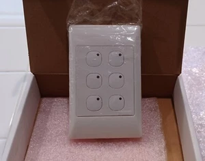 New HAI Omni-Bus Remote Switch 113A00-8 OB138-00W Wallmount 6 Button Leviton  - Picture 1 of 4