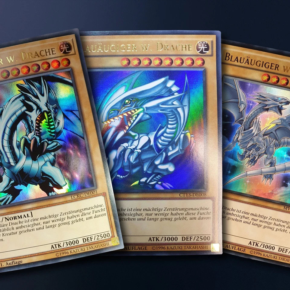 Yugioh! Blauäugiger Weißer Drache Karten zur Auswahl (Deck) - Neu & Deutsch! - Bild 1 von 1