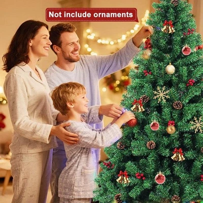 Classic Pine Tree 7ft/8ft Pre-artificial Christmas Tree, with Metal Hinges 1000 - Image 1 of 4