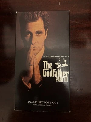 The Godfather Part III 3 The Final Director's Cut VHS 1991 - Image 1 of 4