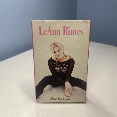 LeAnn Rimes - How Do I Live Original Cassette Tape Single 1998 Curb - Image 1 of 3