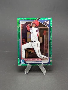 2024 Bowman - Chrome Prospects James Wood #BCP-91 Lunar Glow Refractor (RC) - Bild 1 von 2