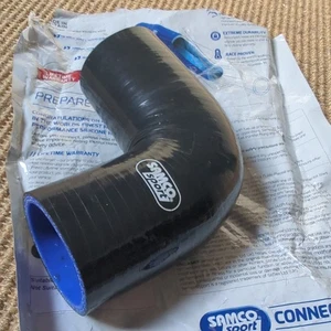 SAMCO SPORT #E90/51(BLACK) 2in 90 Deg Elbow Hose Black - Picture 1 of 5