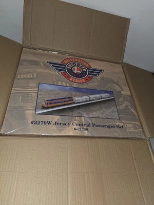 Conjunto de passageiros Lionel 2270W Jersey Central - 2341 motor e caixas - Imagem 1 de 3