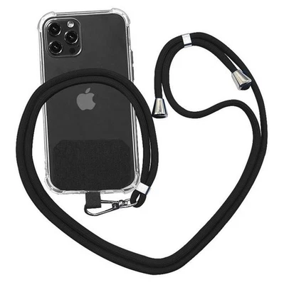 Correa para el cuello con cordón de teléfono de longitud ajustable para iPhone 17 16 Pro Max 15 14 13 12 Foto 1 de 4