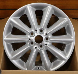 17" MINI CLUBMAN Wheel Rim Factory OEM 86227 2016-2023 SILVER - Picture 1 of 5
