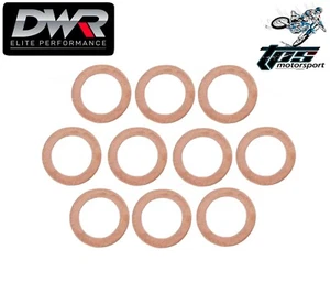 DWR 10X OIL DRAIN SUMP PLUG WASHER SEAL KAWASAKI BALIUS Z250 ER-4N W400 ZRX 400 - Picture 1 of 1
