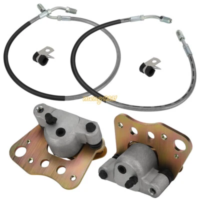 Pinzas de freno delanteras con pastillas y mangueras para Polaris Magnum/Worker/Sportsman 500 Foto 1 de 4