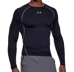 Under Armour HeatGear Mens Shirt XL Compression Pullover Black 1257471 - Picture 1 of 3