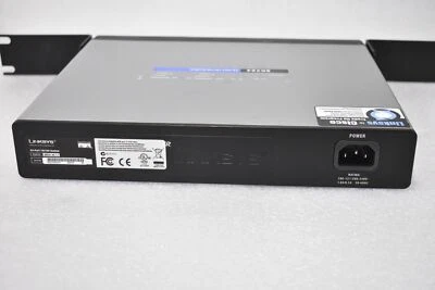 CISCO LINKSYS SR224 24-PORT 10/100 Mbps ETHERNET SWITCH WITH RACKMOUNT - Image 1 of 4